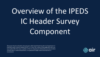 IC Header Overview