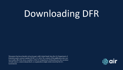DFR-Downloading-DFR