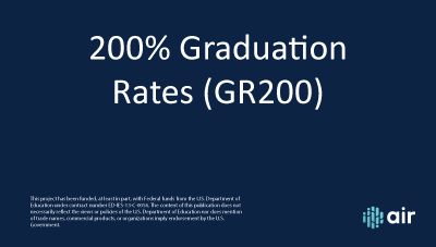 Graduation Rates 200% Overview