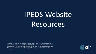IPED Website Resources