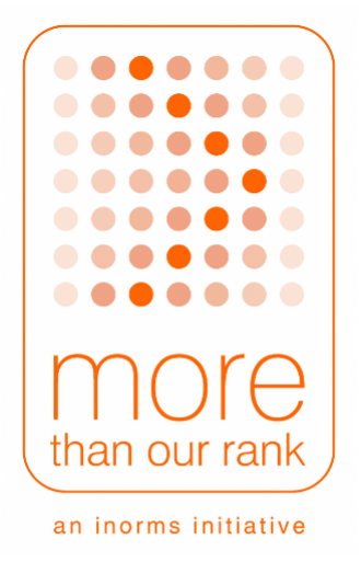 More Than Our Rank INORMS initiative